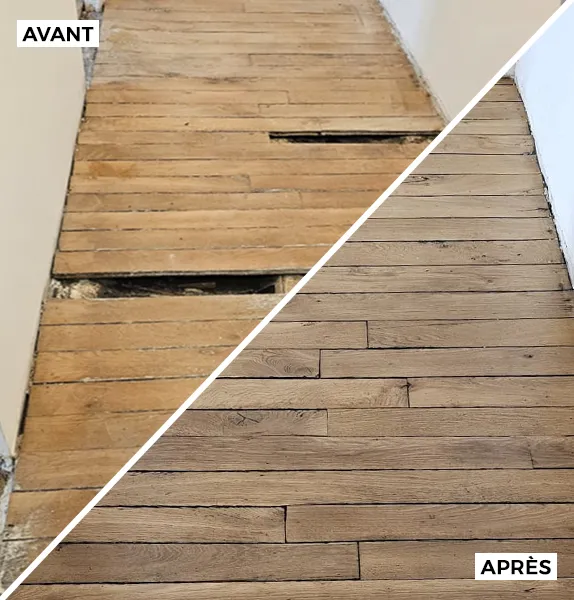 Restauration parquet bois
