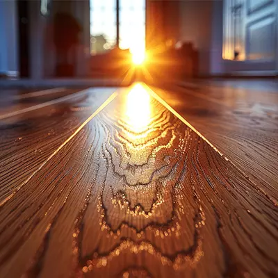 Chantier de ponçage de parquet réalisé dans un appartement à Paris 15ème