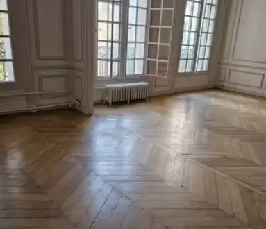 Ponçage parquet point de Hongrie Paris 16ème