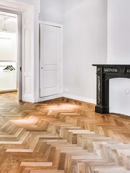 parquet avec cheminée paris 15eme