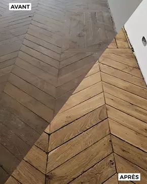rénovation parquet paris avant après - Du Bois au Marbre